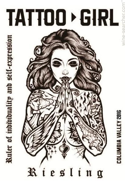 Tattoo Girl Riesling Columbia Valley Fashion