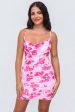 Angelyn Mini Dress - Pink Floral Discount