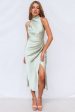 Mindy Midi Dress - Sage For Discount