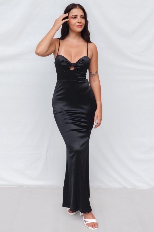 Mellie Maxi Dress - Black Cheap