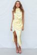 Diaz Midi Dress - Yellow Online