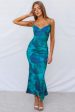 Sopha Maxi Dress - Green Floral Online Sale