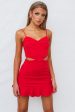 Diamond Mini Dress - Red Online Sale