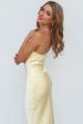 Rosette Midi Dress - Yellow For Sale