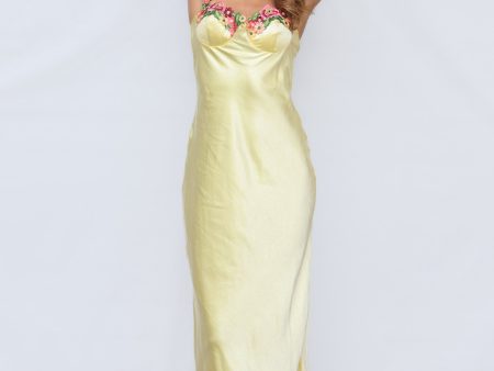 Myrtle Maxi Dress - Yellow For Discount