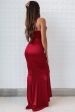 Hollywood Formal Gown - Wine Red Cheap