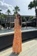 Calypso Maxi Dress - Orange Print For Discount