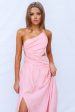 Spinosa Midi Dress - Blush Discount