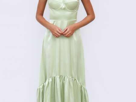 Charming Maxi Dress - Pistachio Online