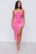 Marzia Maxi Dress - Hot Pink Shimmer Online Hot Sale