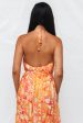 Calypso Maxi Dress - Orange Print For Discount