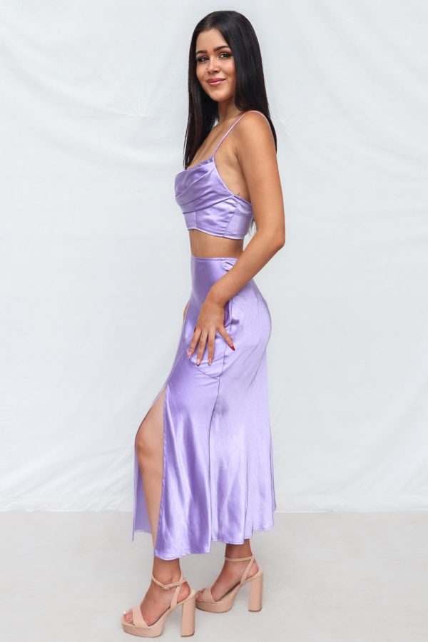 Rihanna Set Top - Lilac Cheap