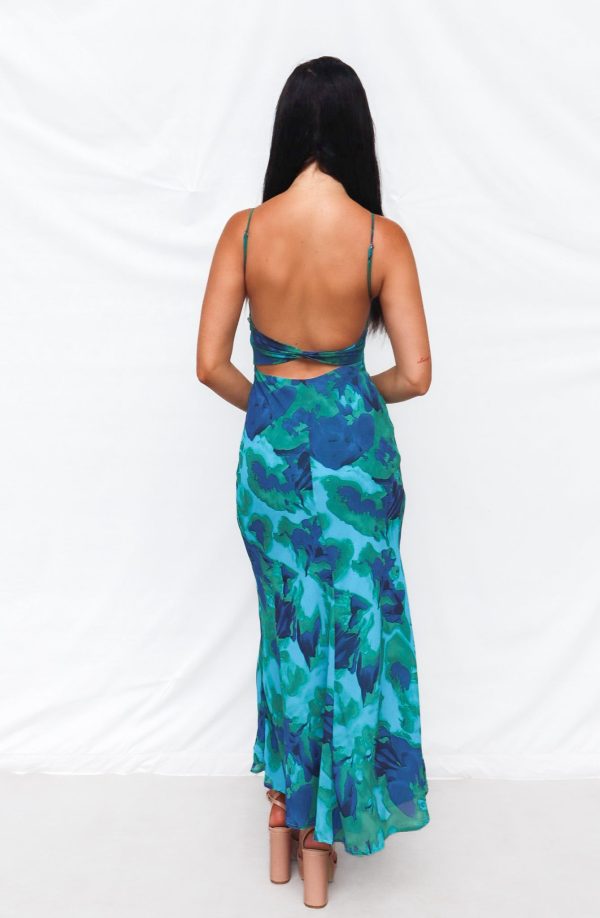 Anna Maxi Dress - Green Online Sale