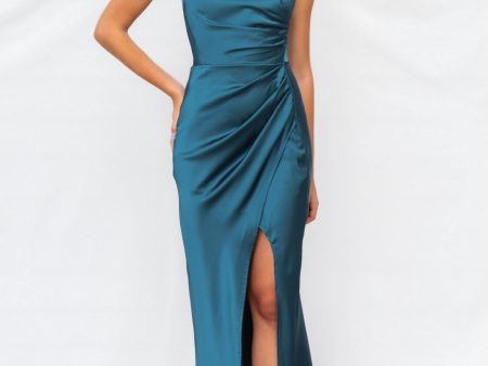 Mindy Midi Dress - Teal Supply