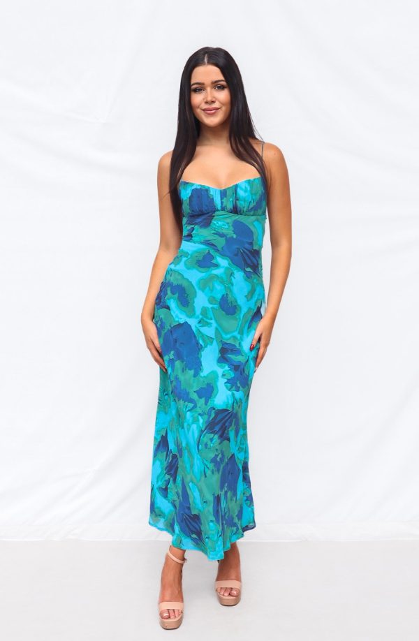 Anna Maxi Dress - Green Online Sale