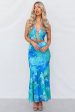 Kyala Maxi Dress - Blue Multi For Cheap