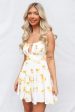 Aneera Mini Dress - Yellow Floral Sale