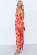 Tahnee Maxi Dress - Orange Multi For Discount