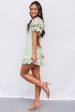 Nora Mini Dress - Mint on Sale