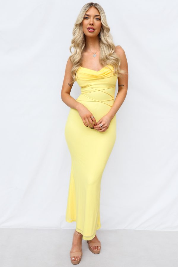 Sunshine Maxi Dress - Yellow Online