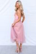 Cindy Midi Dress - Blush For Sale