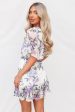 Azaleas Mini Dress - Lilac Floral For Cheap