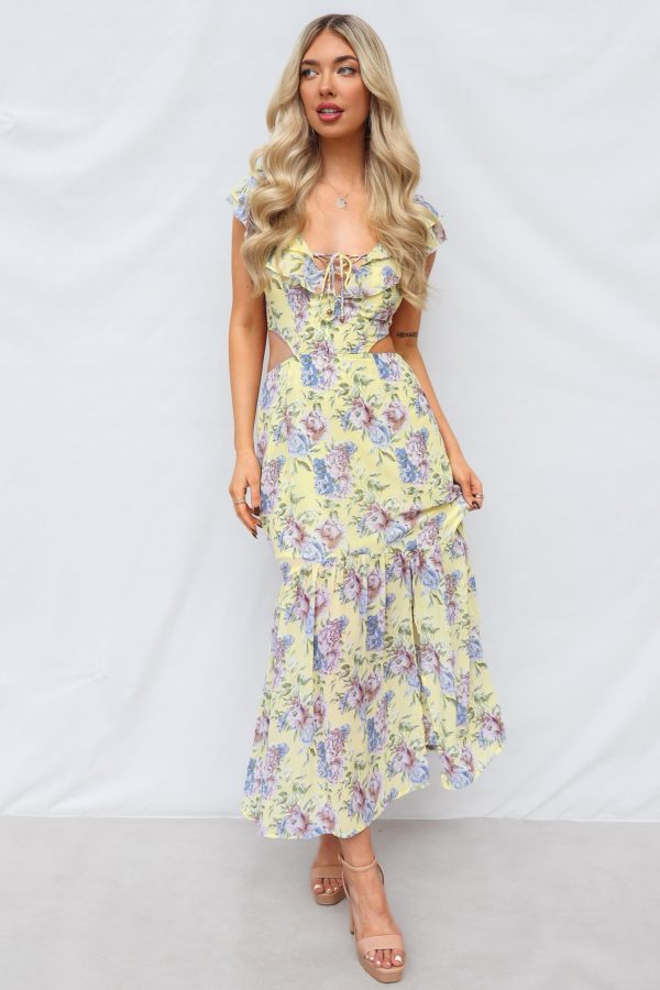 Cornell Maxi Dress - Yellow Floral Supply