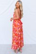 Tahnee Maxi Dress - Orange Multi For Discount