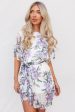 Azaleas Mini Dress - Lilac Floral For Cheap