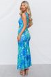 Kyala Maxi Dress - Blue Multi For Cheap