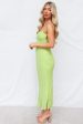 Splice Maxi Dress - Lime For Discount