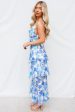 Elleny Maxi Dress - Blue Floral Cheap