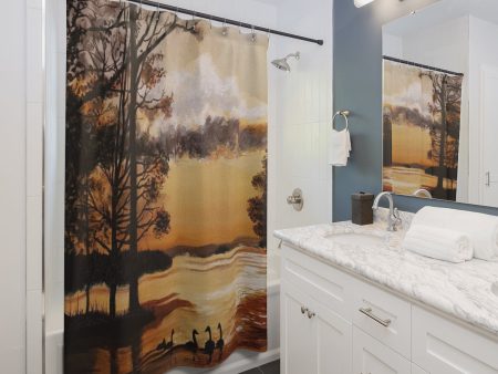 Serenity s Sunset Shower Curtains For Discount