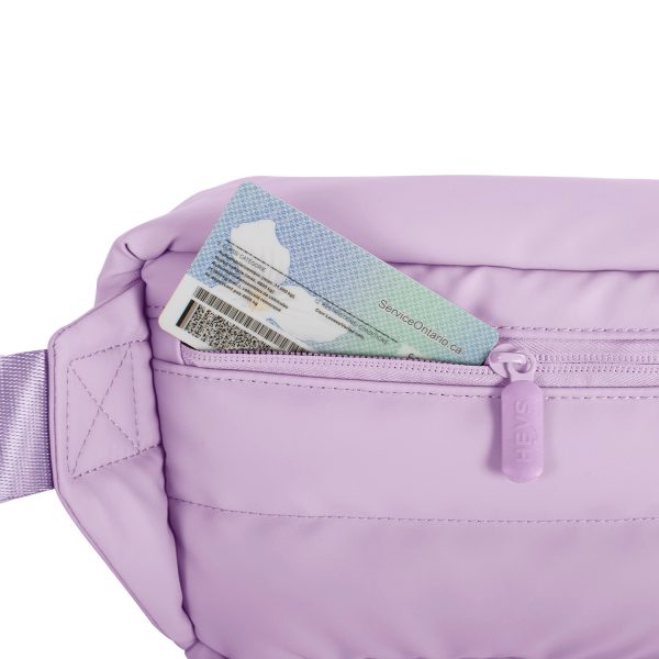 The Puffer Waist Bag - Lavender Online Sale