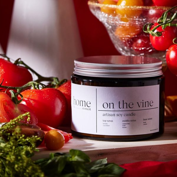 On The Vine | Tomato vine & Basil Fragranced Candle Supply