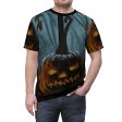 Jack O Lantern in the Window, Unisex (AOP) For Cheap