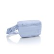 The Puffer Mini Waist Bag - Light Blue Fashion