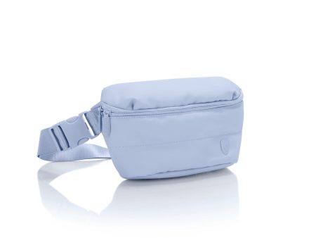 The Puffer Mini Waist Bag - Light Blue Fashion