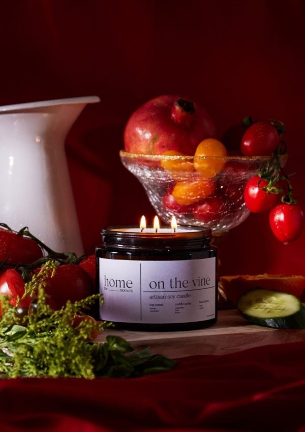 On The Vine | Tomato vine & Basil Fragranced Candle Supply