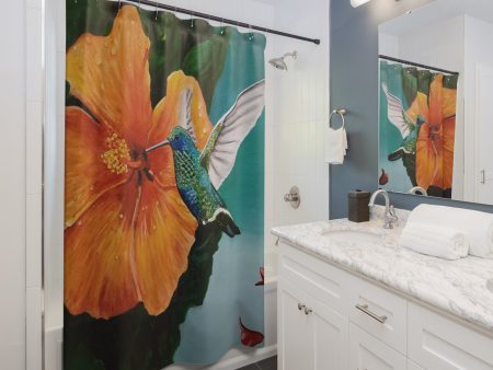 Humming Bird Shower Curtain For Sale