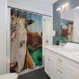 A Bunch of Bull (left side) Shower Curtain Cheap