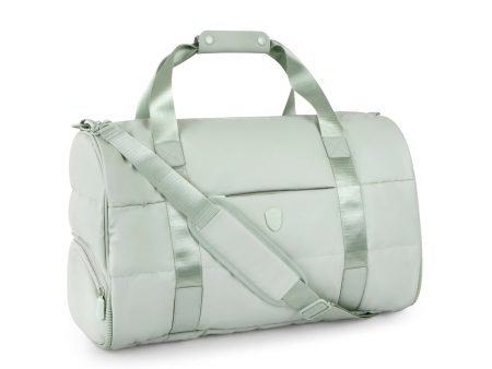 The Puffer Duffel Bag - Sage Green Online Hot Sale