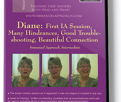 Diane: First IA Session, Many Hindrances, Good Trouble-Shooting, Beautiful Connection (LMS #37) Fashion