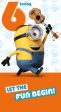 Minions Movie Age 6 Birthday Card Online Sale