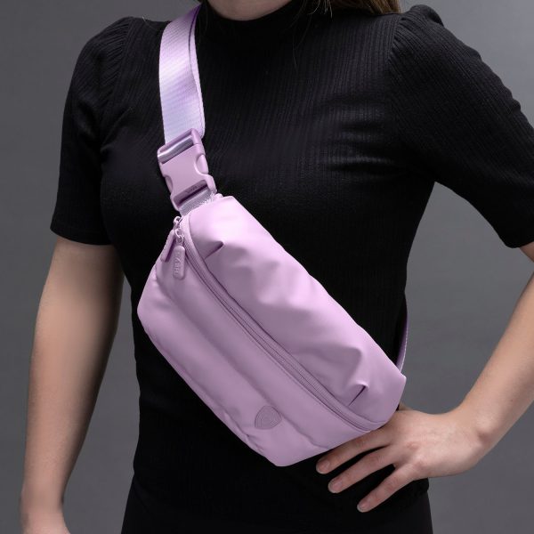 The Puffer Mini Waist Bag - Lavender Cheap