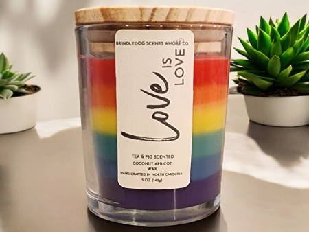 Love Is Love 5 oz Handcrafted Soy Candle Supply