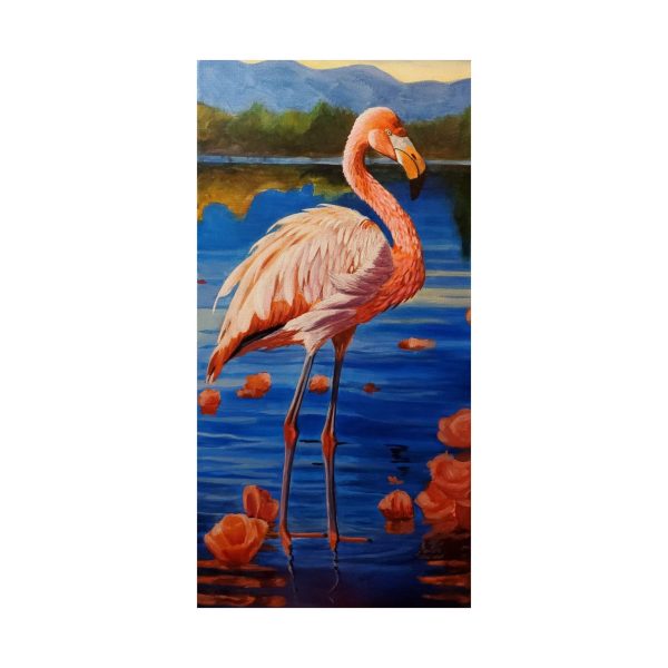 Flamingo Matte Print For Discount