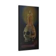 Skull and Candle, Canvas Stretched Online Hot Sale