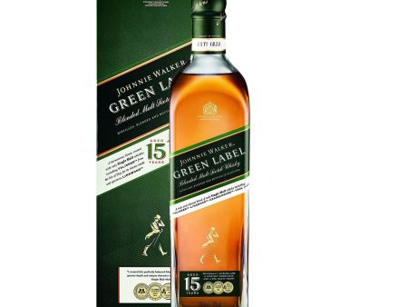 Johnnie Walker Green Label 15 Years Whisky Hot on Sale