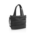 The Puffer Tote Bag - Black For Cheap